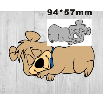 2022 Нови сладки животни Sleepy Dog Метални режещи печати за scrapbooking, хартиени занаяти и производство на пощенски картички, декорация за релеф, без печати