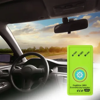 Универсален Икономичен чип за настройка на Еко OBD2 за замяна на бензиновите, газодизельных на автомобили, Аксесоари за икономия на гориво