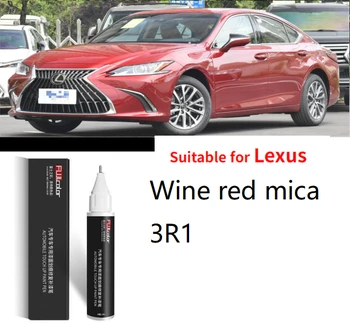 Подходящ за Lexus ES RX LF-NX GX LX NX Вино-червено mica 3R1 средство за премахване на драскотини дръжка за ретуш драскотини red mica 3R1 боя spary